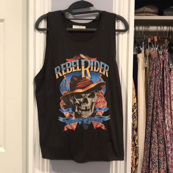 Spell & The Gypsy Collective Tops - SPELL and the Gypsy REBEL RIDER tank tee singlet Spell & The Gypsy Collective Tops - SPELL and the Gypsy REBEL RIDER tank tee singlet